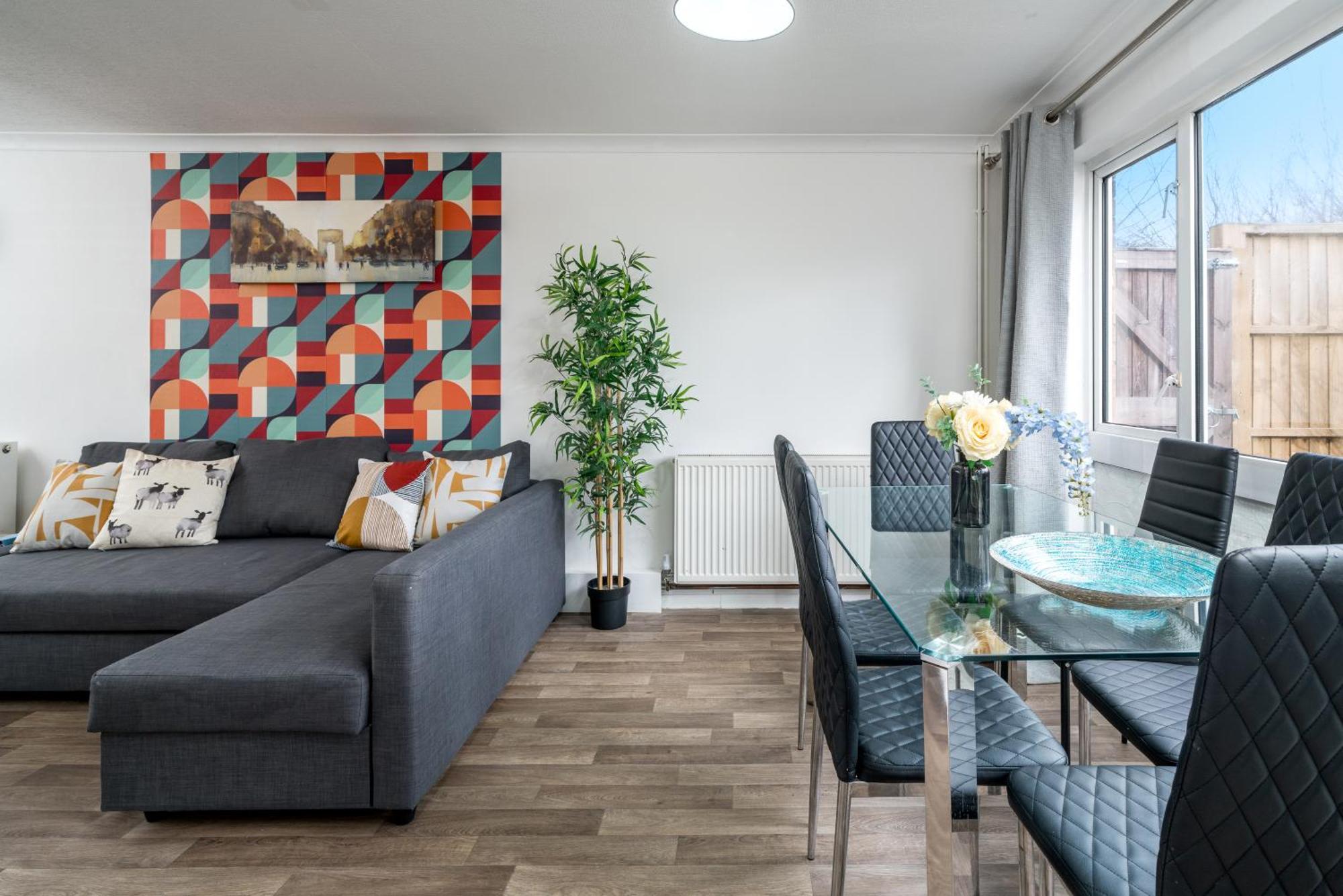 Skyvillion-Stevenage Amazing 3Bed House, Garden, Free Off Street Parking For 2 Cars, Wifi公寓 外观 照片